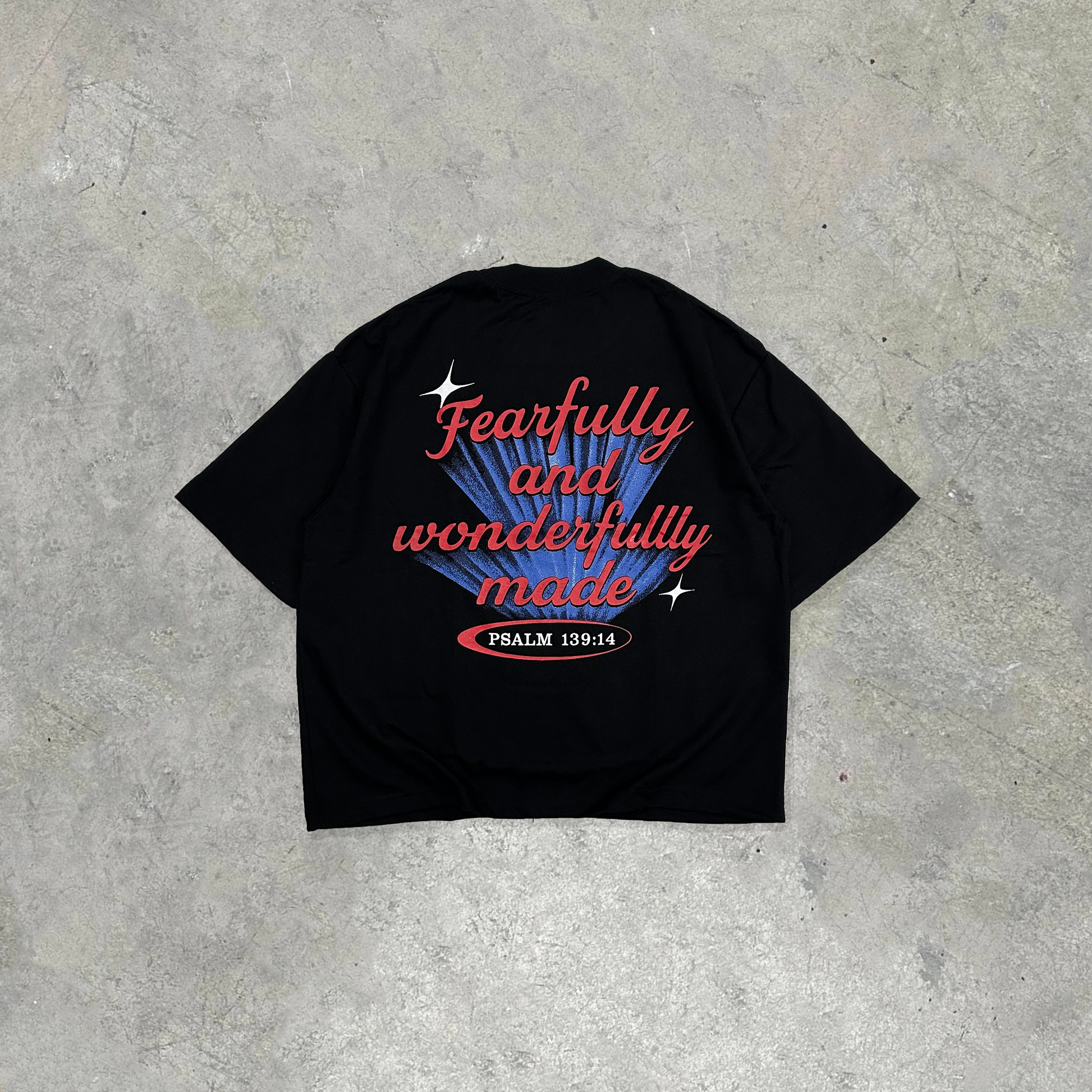 I Love Jesus Boxy Crop Tee Black